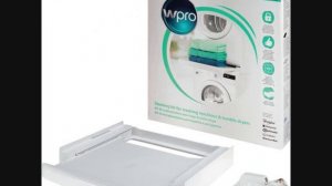 ★ wpro SKS101 - Waschmaschinenzubehör/ Trocknerzubehör/ Verbindungsrahmen m.