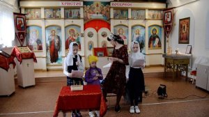 Доклад девочек воскресной школы Ефрема Сирина о блаженных Домне Томской и Николае Омском