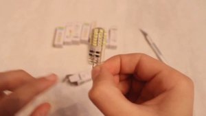 светодиодные лампочки для люстры/из китая/посылка№34