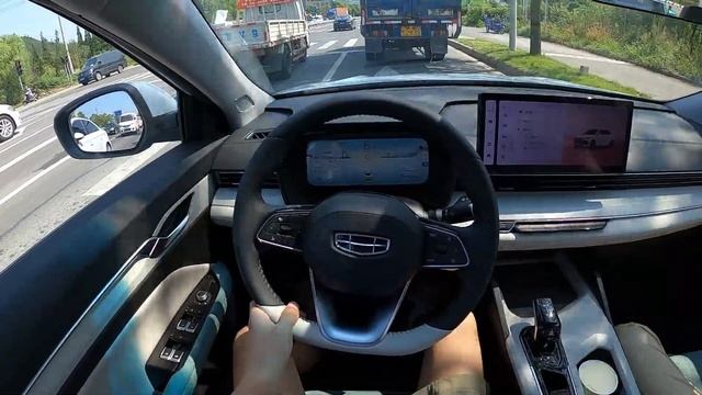 2022 Geely Dihao-L Hi·X(帝豪L 雷神混动) 1.5T EV Hybrid POV Test Drive|CN POVDrive