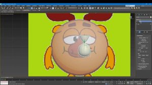 ТехРис. Работа в программе 3ds max. Мультипликационный персонаж (Лосяш).
