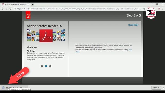 How to Download and Install Adobe Acrobat Reader DC| [Bangla Tutorial] смотреть онлайн