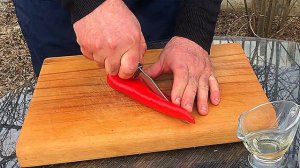 Шашлык на чугунном гриле, овощи гриль