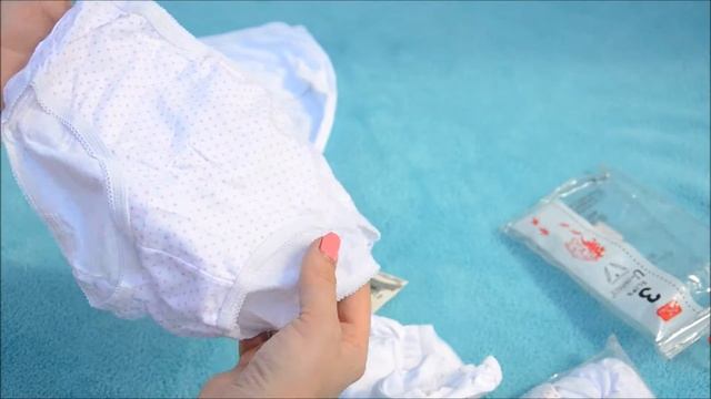 Распаковка детского набора трусиков. Хорошее качество. смотреть онлайн