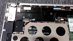 Xiaomi Mi Notebook Air - Disassembly - Internals - SSD Upgrade PCIe