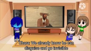 Kris, Frisk and Chara react to "The Spy Guide" by Doctor Lalve
