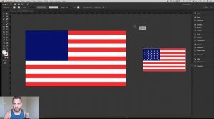 How to Make a Vector American Flag | Illustrator Tutorial