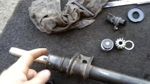Разборка рулевой рейки SMI Рено Клио2 часть 2