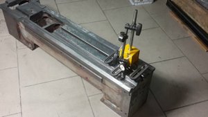 Шабрение станины. Замеры геометрии часть 1