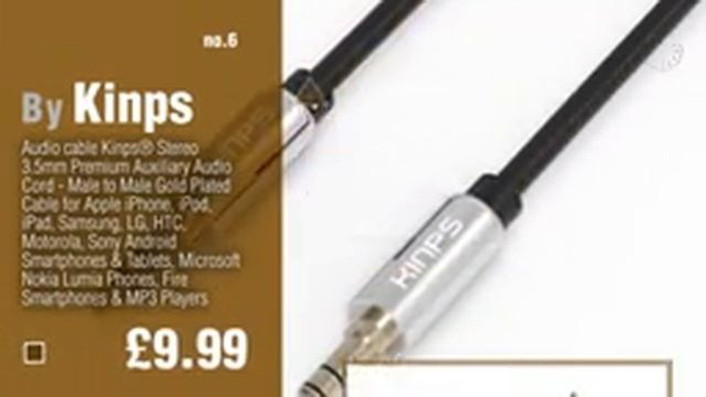 Mp3 Player Stereo Jack Cables, Best Sellers 2017 // Amazon UK Electronics