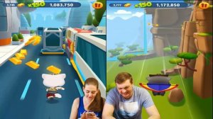 Древний забег в игре Том бег за золотом! Анджела валькирия против ковбоя Тома от Каталекс!