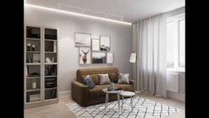 Обзор дизайна MOON FAMILY 018 (прямой диван с механизмом аккордеон)