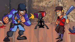 FNF Stress but is Soldier and Scout Cover
