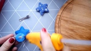 Как крепить на заколку? Крепление на крокодильчик. Крепление заколки на канзаши. МК