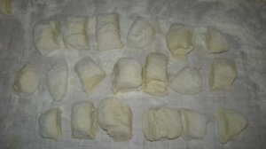 Галушки на кефире
