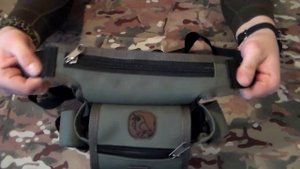 Самодельная набедренная EDC сумка.