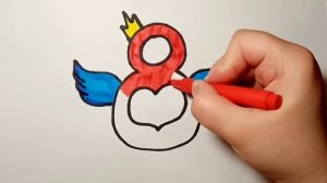 Рисунок к 8 марта. Рисуем 8 марта для детей. На 8 марта рисунок. Как рисовать 8 марта. Рисунок