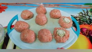 Лже котлета по Киевски. Котлета по Киевски из фарша.