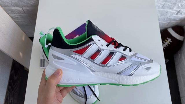 Adidas ZX 2K BOOST GAMORA распаковка и обзор кроссовок. смотреть онлайн