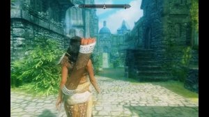 Skyrim Walking around