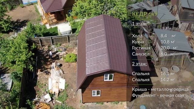 Отзыв дом КЕДР 6х9 от компании "Технология" смотреть онлайн