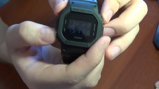 Обзор часов Casio G-Shock DW-5600 BB смотреть онлайн
