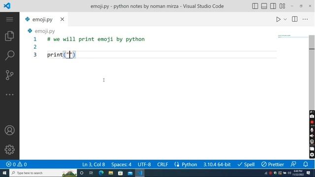 emojis in python