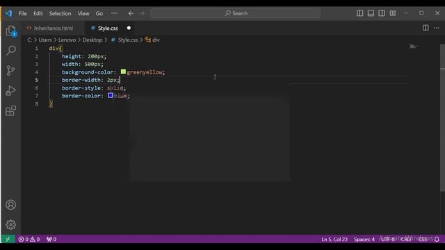 Border property in css |  Border Shorthand | border width, style, color in CSS3.