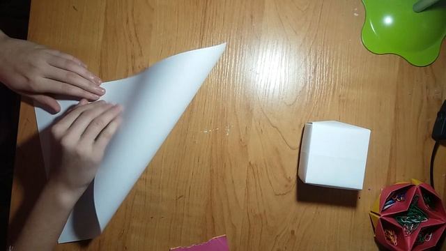 Оригами коробочка с крышкой.???