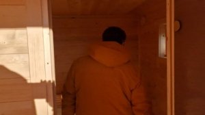 Каркасная баня 2,4х3,5 метров компактная и удобная