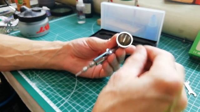 Аэрограф TNT-Air BD-183,для покраски силиконовых приманок! смотреть онлайн