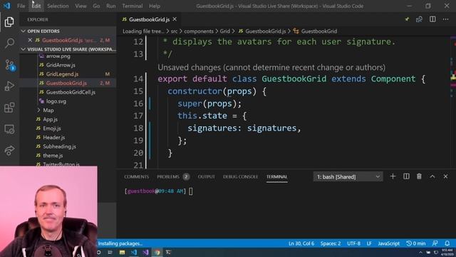 How to edit and debug code in real time with Visual Studio Code Live Share | Azure Tips and Tricks смотреть онлайн