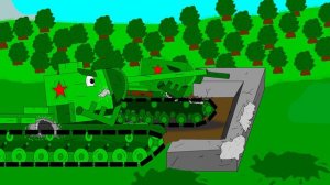 КВ-5 VS Е-100 - Мультики про танки