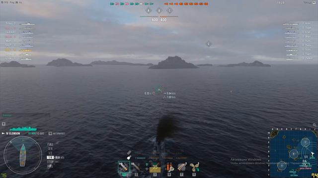 Жесткие морские баталии на эсминце - World of Warships