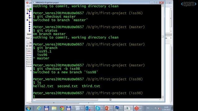 Rebasing (Részlet a Verziókezelés Gittel c. tréningből) смотреть онлайн