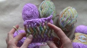 Шапочка и снуд из пряжи Alize softy...задумка