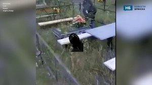 Последствия обстрела ВСУ кладбища в Белой Берёзке