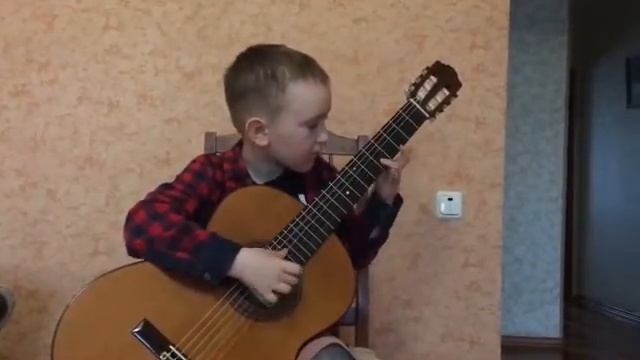 На горе-то калина Вакареско Иван инструментал (гитара)7 лет 1 класс смотреть онлайн