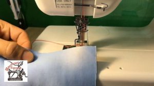 Janome Cover Pro 2.Как заправить распошивалку.