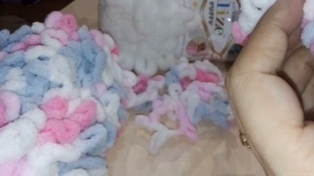 Урок вязания из Alize Puffy. Две схемы