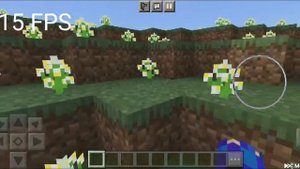 0 FPS и 5 FPS и 15 FPS и 100 FPS в MINECRAFT PE