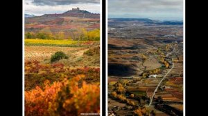 Autumn in vineyards of La Rioja Spain - Best Places to Travel in the Fall