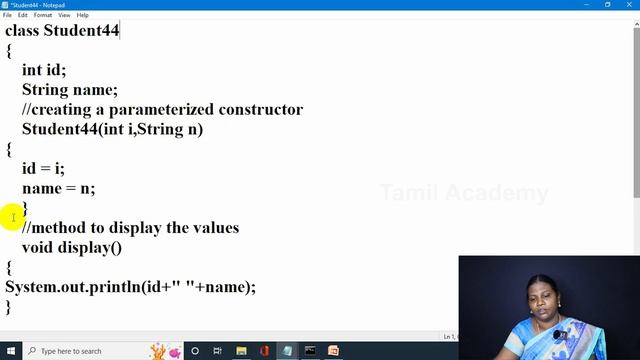 Learn Java - Part - 12 | Constructors in Java | Detailed Explanation | Tamil Academy