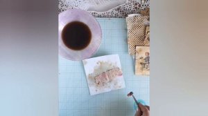 СКРАПБУКИНГ. Видео-урок. Состаривание бумаги и ткани.