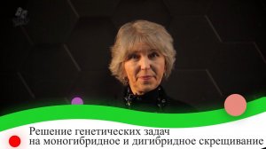 Решение генетических задач на моногибридное и дигибридное скрещивание. 9 класс.