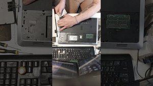 Как разобрать ноутбук Dell P26e 001