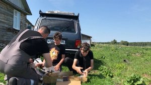 Лестница на Ниву без сверления к крышке багажника.