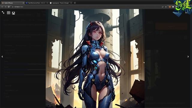 ТЕСТ "REELTECH" ЛОРЫ в STABLE DIFFUSION смотреть онлайн