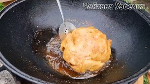 Блюдо номер 1. Казан кебаб из Курицы в Казане на костре. Просто и Вкусно
