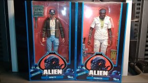 Review! Neca 2020 Brett and Parker 40th Anniversary Of  The1979 Alien Film, Series 2!